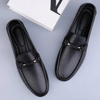 Mocassins en Cuir Élégants avec Boucle Confort et Style Moderne