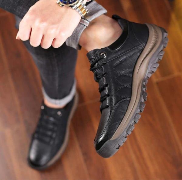 Chaussures en Cuir Robustes Confort Durable et Style Élégant