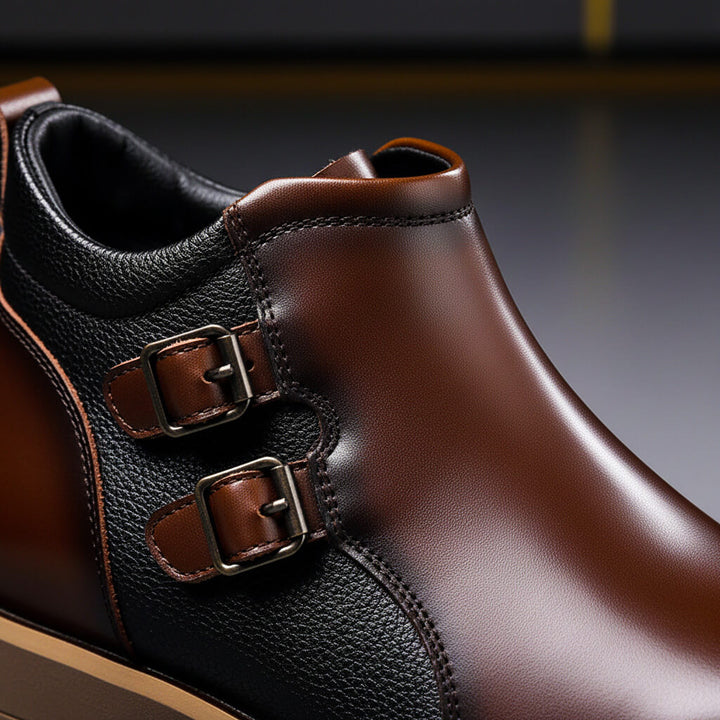 Bottines Homme Élégantes Boucles Modernes