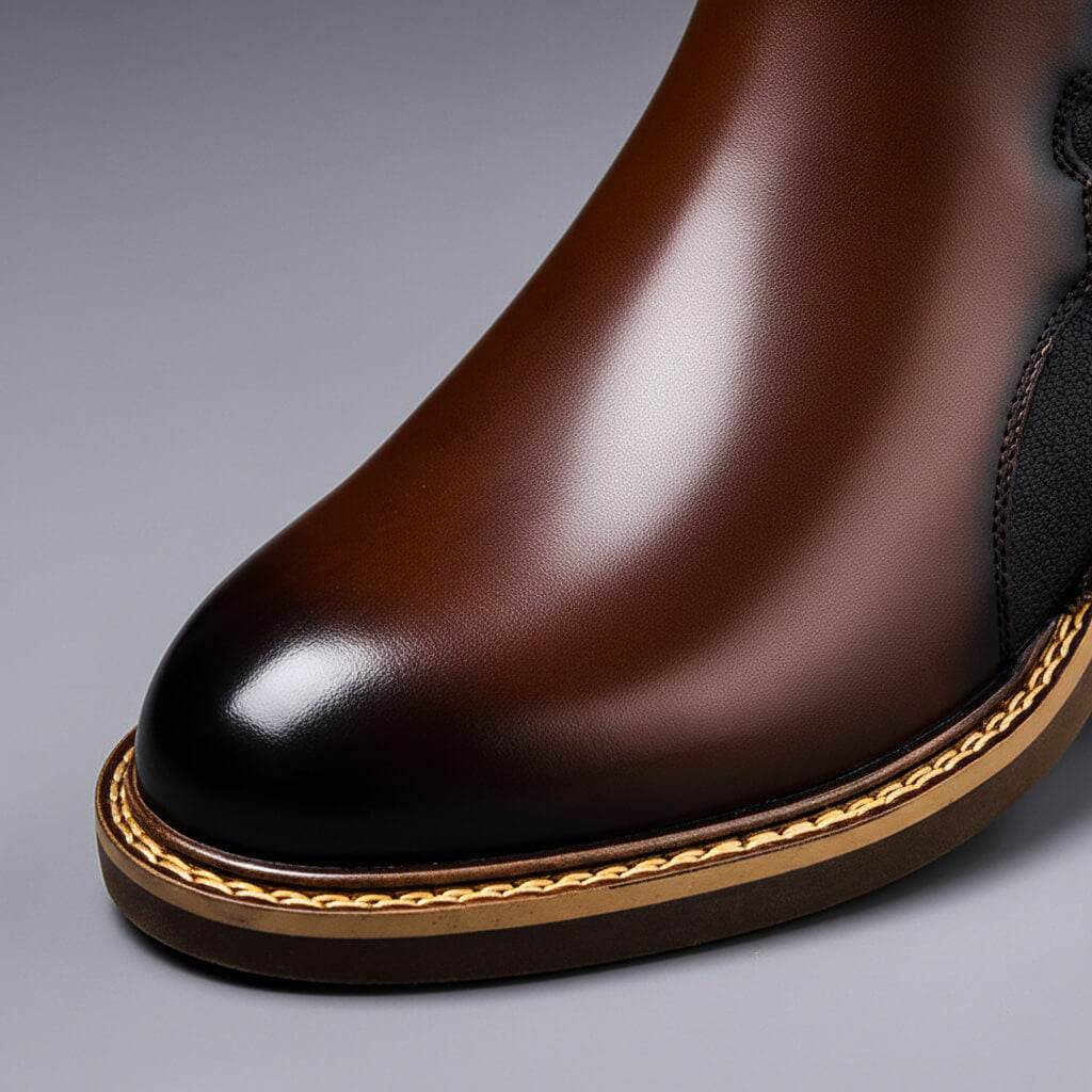 Bottines Homme Élégantes Boucles Modernes