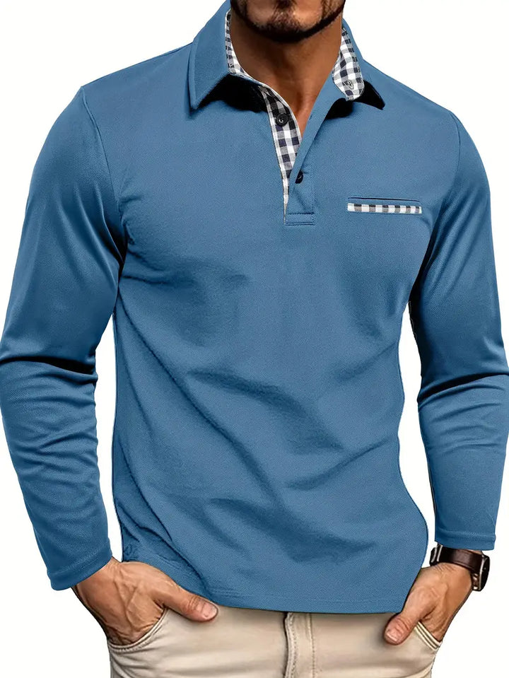 Polo Manches Longues Élégant Confort Respirant et Style Moderne