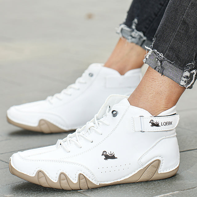 Baskets Sport en Cuir Antidérapantes Confort et Style Urbain