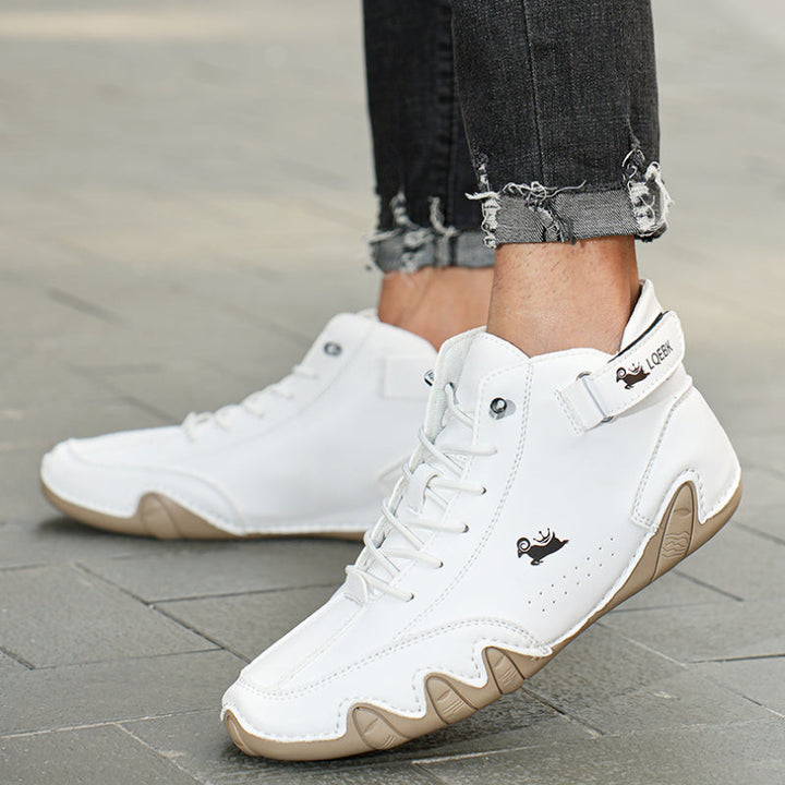Baskets Sport en Cuir Antidérapantes Confort et Style Urbain