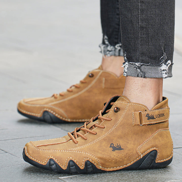 Baskets Sport en Cuir Antidérapantes Confort et Style Urbain