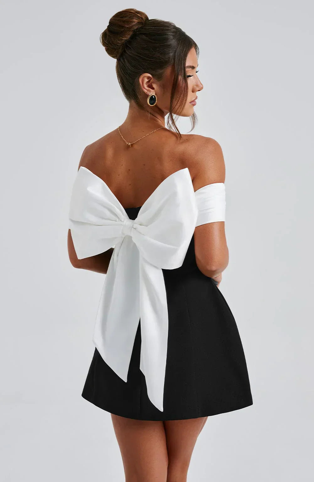 Robe Femme Nœud Dos Élégance Chic