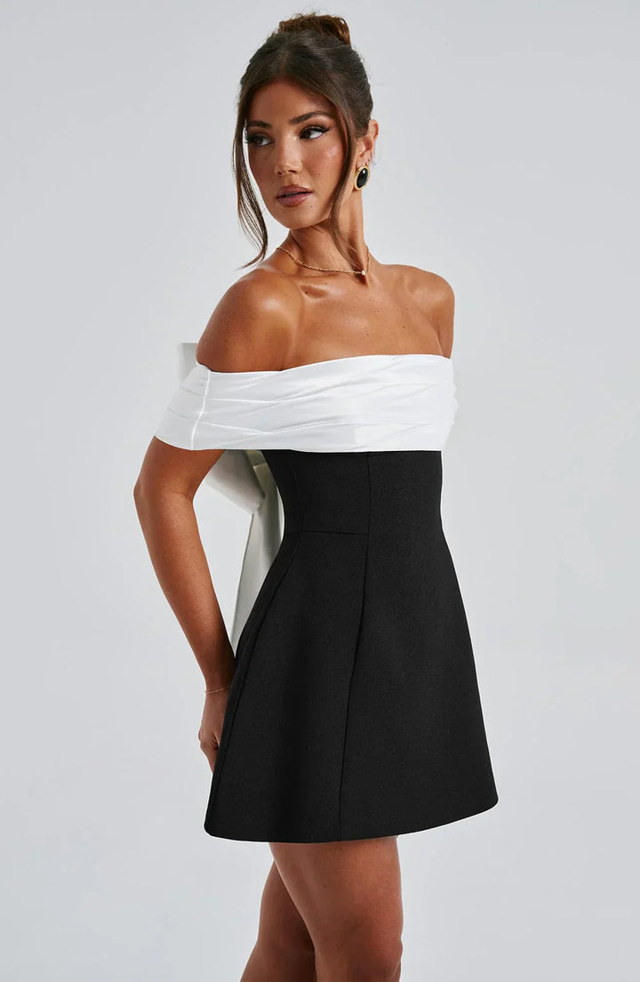 Robe Femme Nœud Dos Élégance Chic