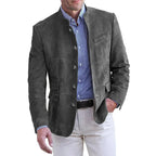 Blazer en Velours Élégant Coupe Moderne et Style Raffiné