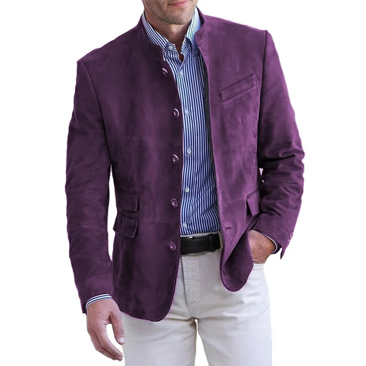 Blazer en Velours Élégant Coupe Moderne et Style Raffiné