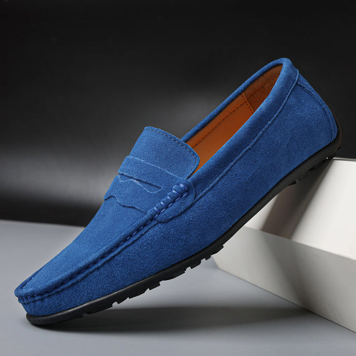 Mocassins en Daim Élégants Confort Léger et Style Décontracté