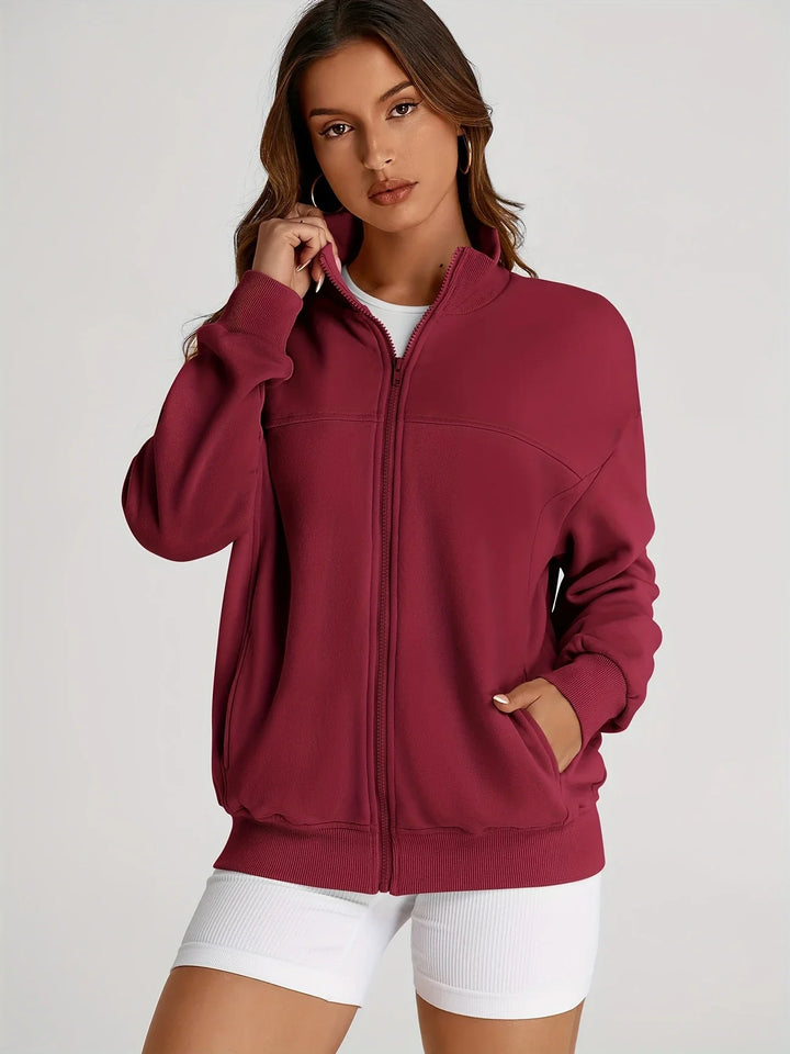 Veste Zippée Oversize Femme