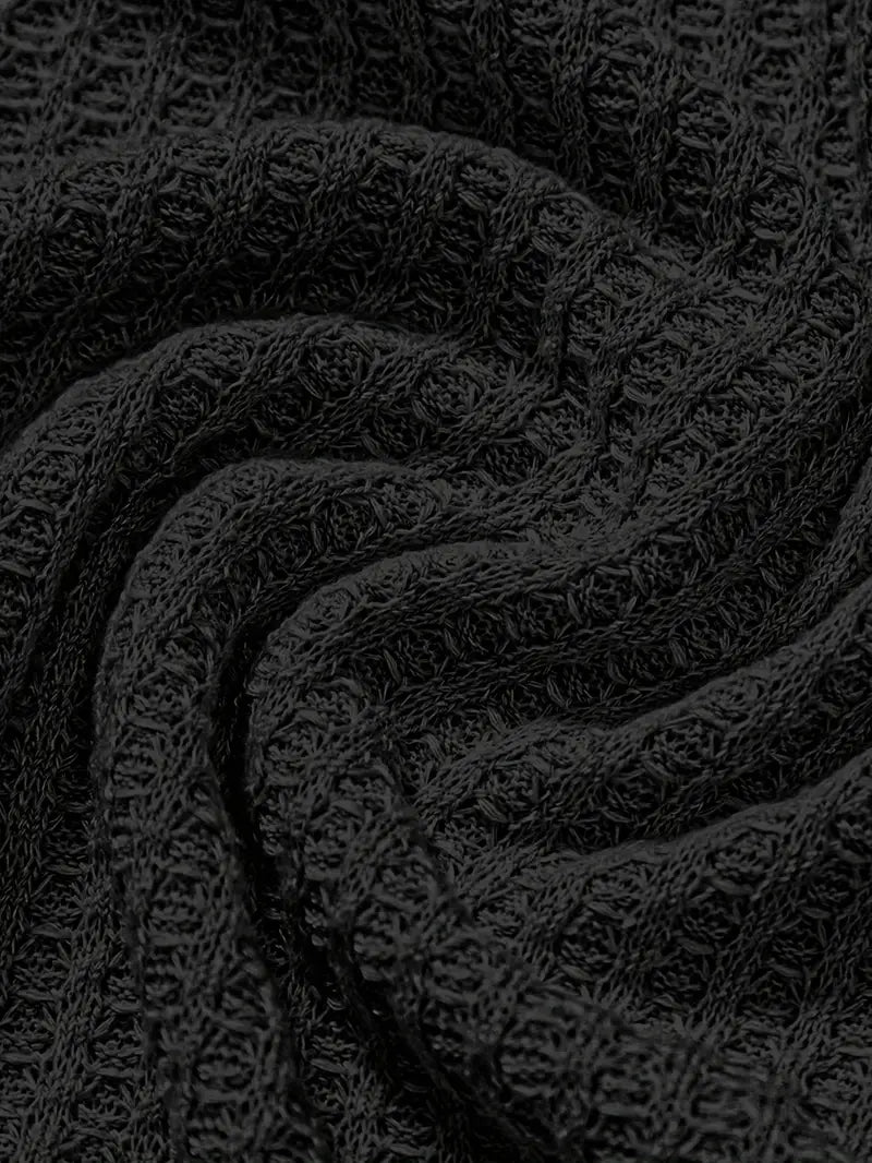 Polo Homme Maille Côtelée Élégante