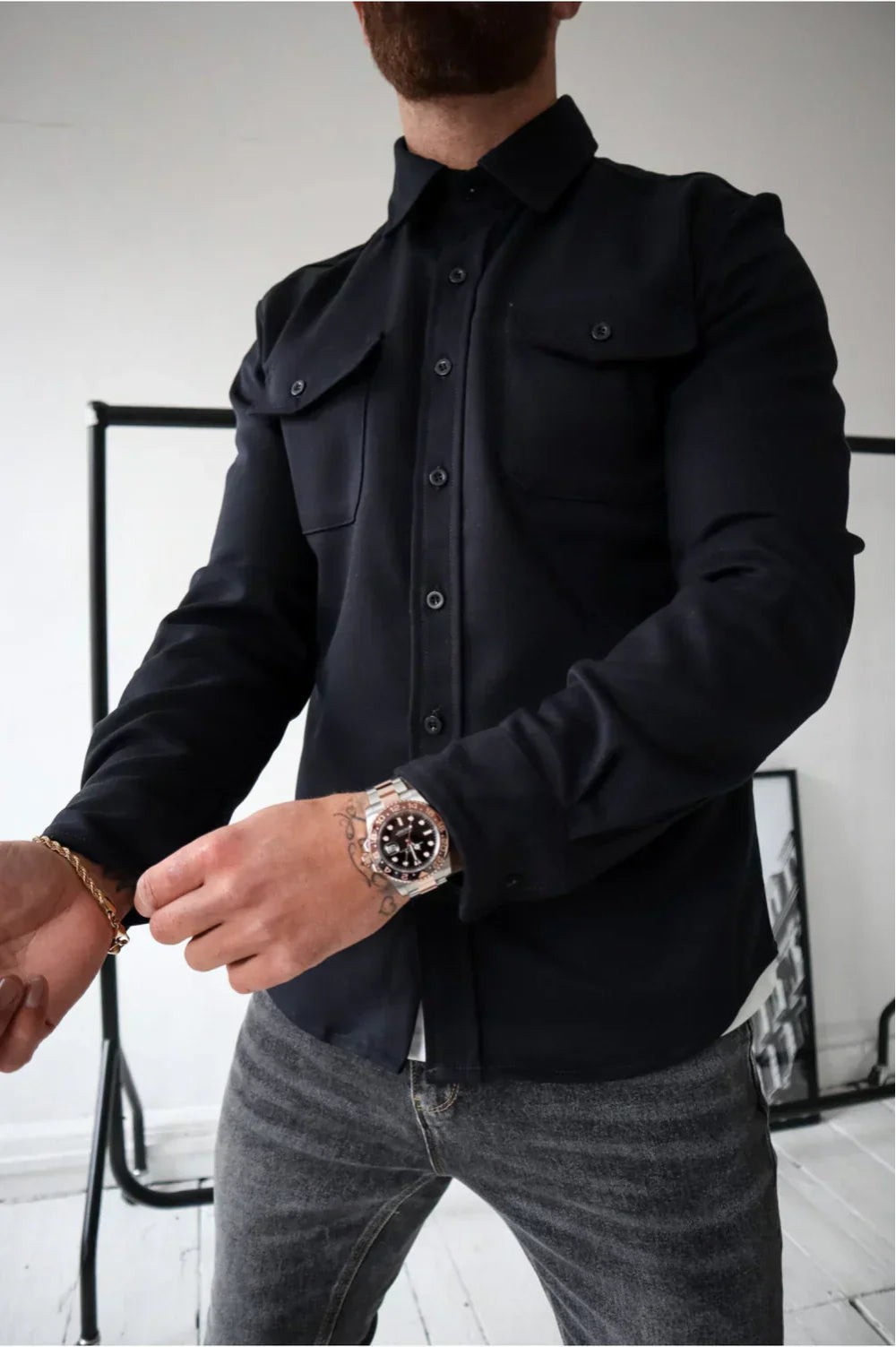 Veste Chemise Décontractée Confort Moderne et Style Urbain