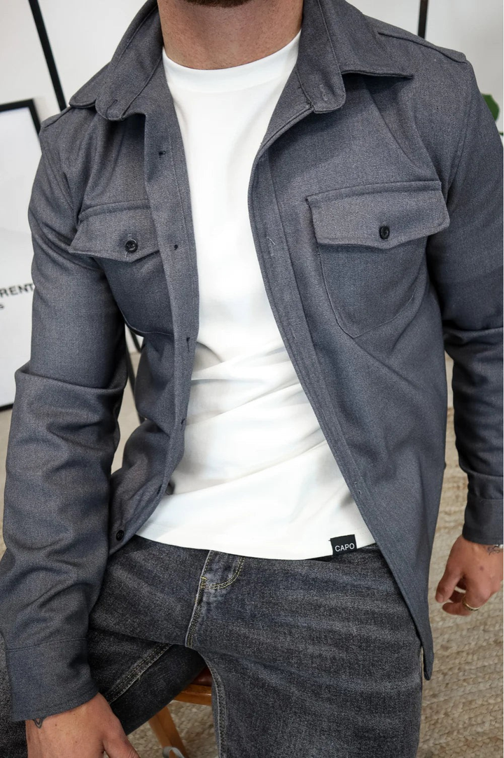 Veste Chemise Décontractée Confort Moderne et Style Urbain