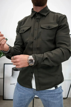 Veste Chemise Décontractée Confort Moderne et Style Urbain