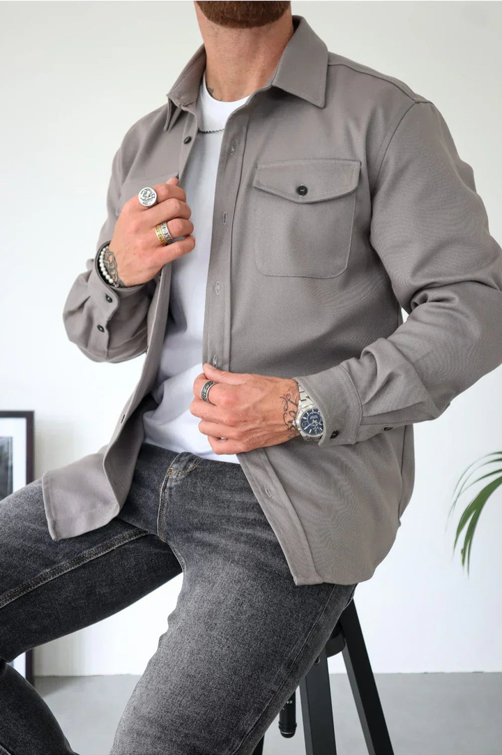 Veste Chemise Décontractée Confort Moderne et Style Urbain