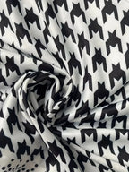 Cardigan Long Femme Motif Pied-de-Poule
