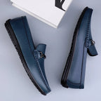 Mocassins en Cuir Élégants avec Boucle Confort et Style Moderne