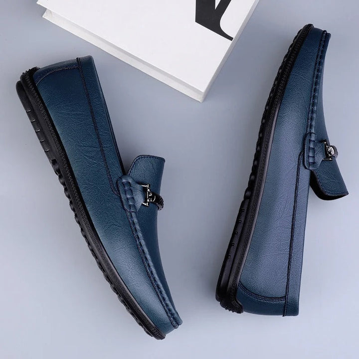 Mocassins en Cuir Élégants avec Boucle Confort et Style Moderne