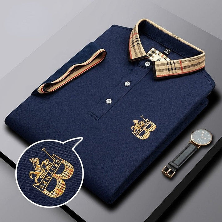 Polo Homme Luxe Broderie Élégante