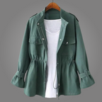 Veste Chemise à Poches et Taille Ajustable