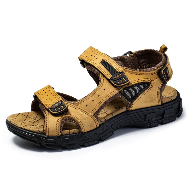Sandales en Cuir Confortables Antidérapantes pour Usage Quotidien