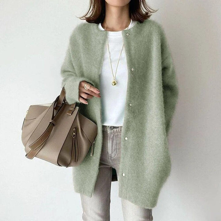 Cardigan Long Boutonné Femme