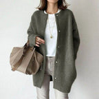Cardigan Long Boutonné Femme