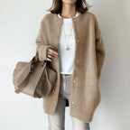 Cardigan Long Boutonné Femme