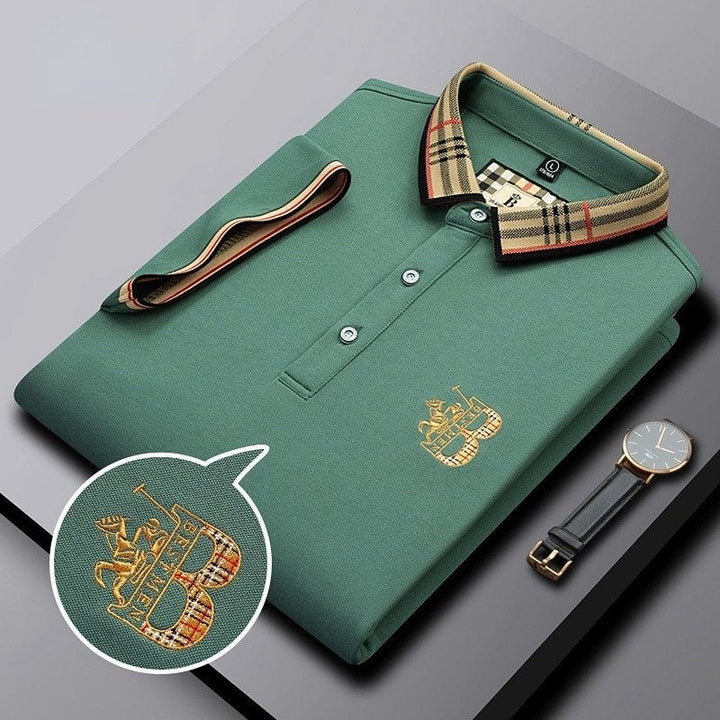 Polo Homme Luxe Broderie Élégante
