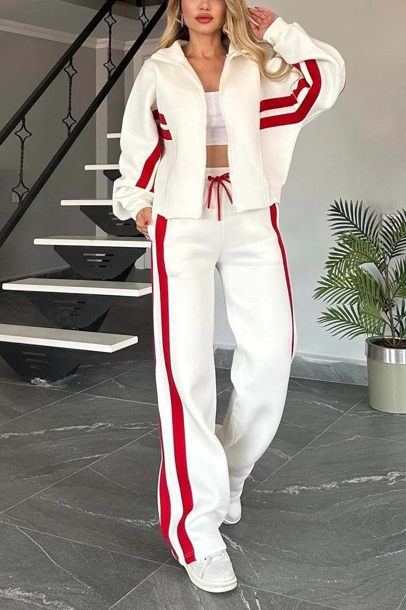 Ensemble Survêtement Zippé Femme