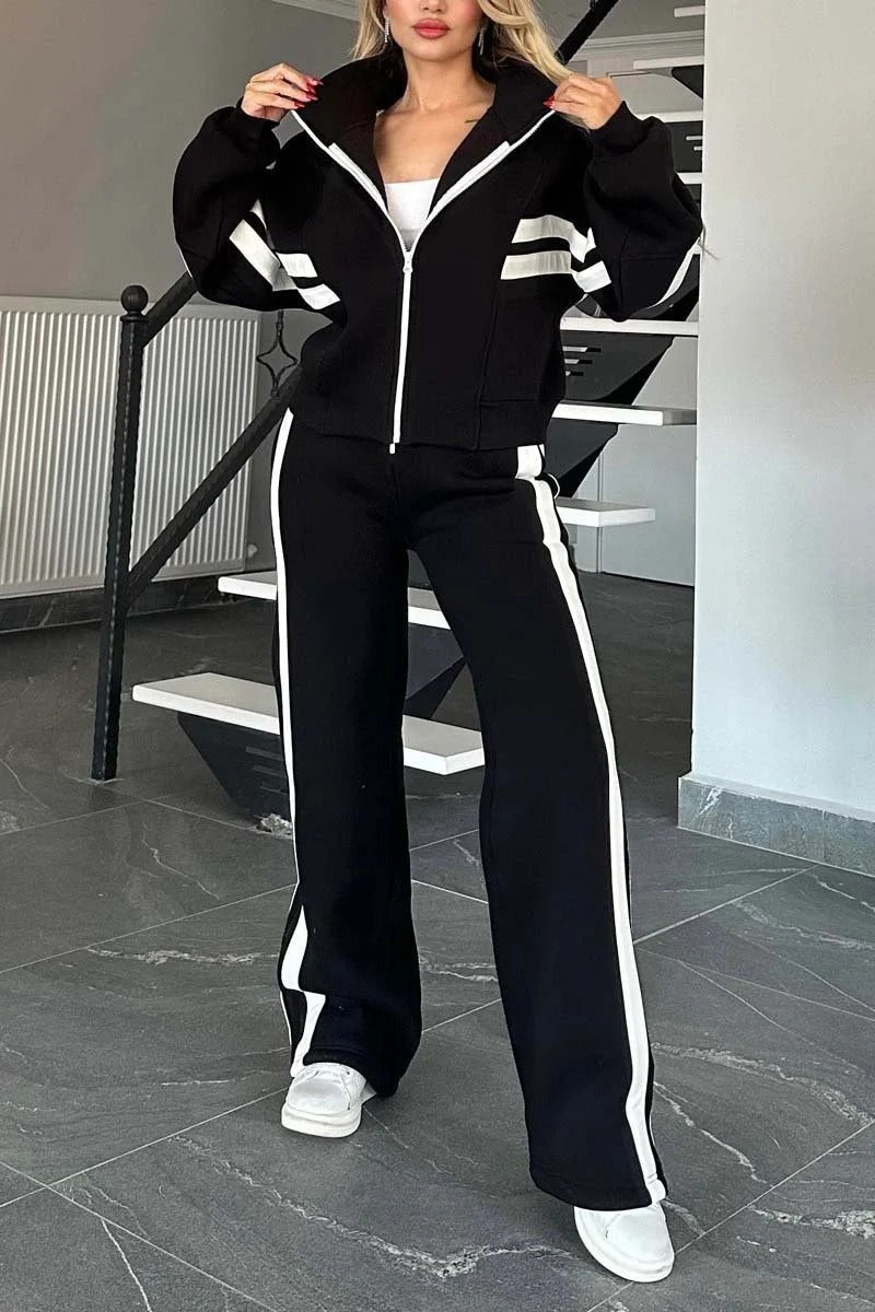 Ensemble Survêtement Zippé Femme