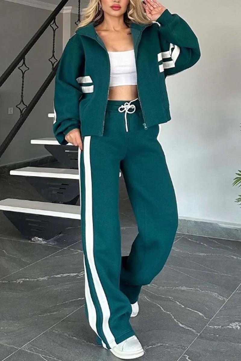 Ensemble Survêtement Zippé Femme