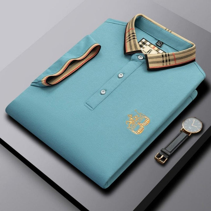 Polo Homme Luxe Broderie Élégante