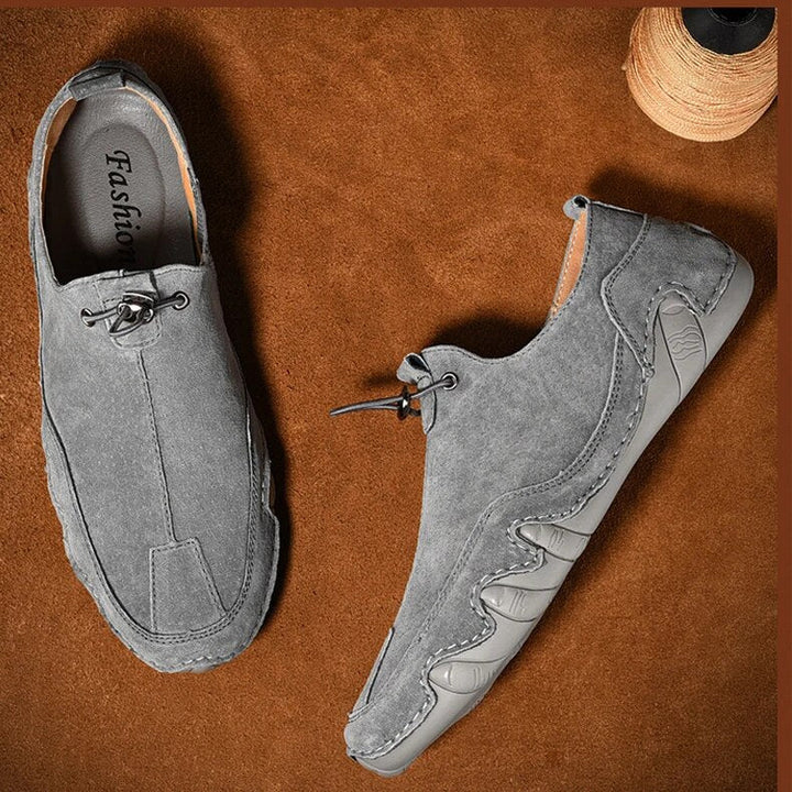Mocassins Décontractés en Cuir Souple Confort Quotidien