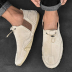 Mocassins Décontractés en Cuir Souple Confort Quotidien