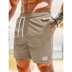 Short Homme à Taille Élastique avec Cordon