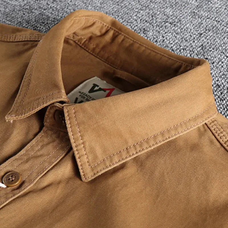 Surchemise Utilitaire en Coton Confort Durable et Style Vintage