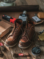 Bottes en Cuir Artisanales Robustes Confort et Style Vintage