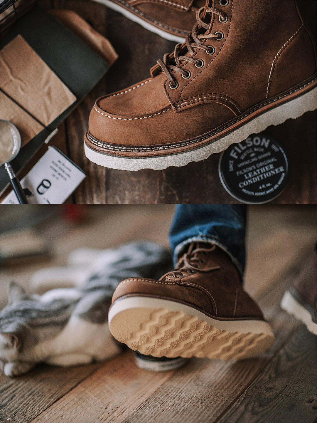 Bottes en Cuir Artisanales Robustes Confort et Style Vintage