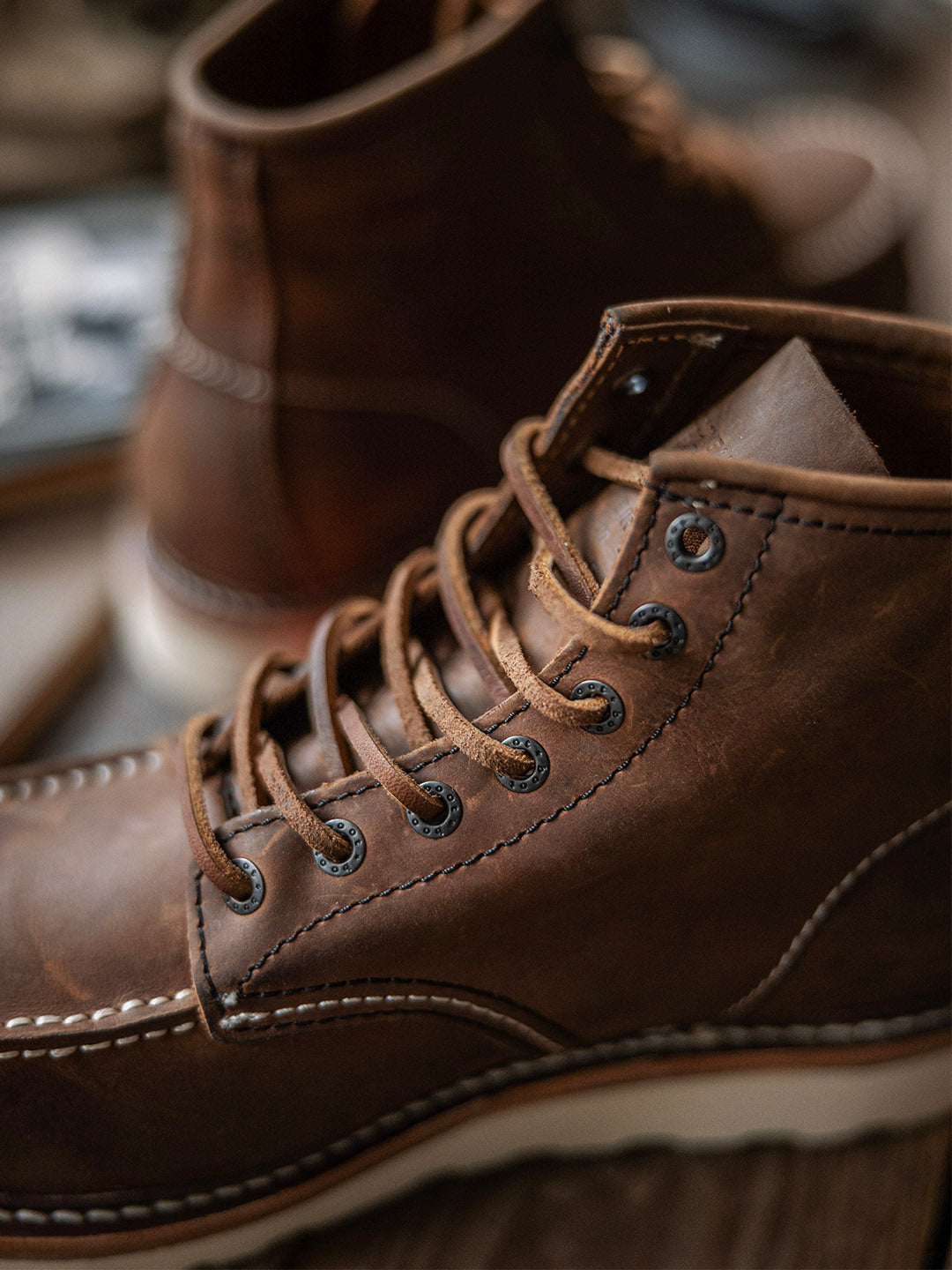 Bottes en Cuir Artisanales Robustes Confort et Style Vintage