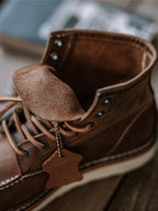 Bottes en Cuir Artisanales Robustes Confort et Style Vintage