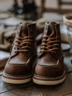 Bottes en Cuir Artisanales Robustes Confort et Style Vintage