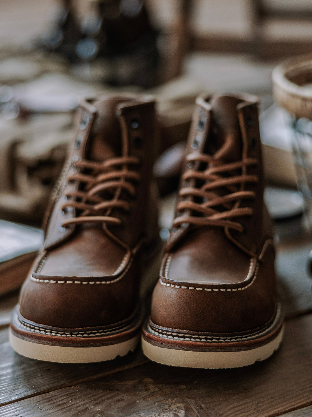 Bottes en Cuir Artisanales Robustes Confort et Style Vintage