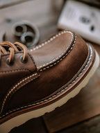 Bottes en Cuir Artisanales Robustes Confort et Style Vintage
