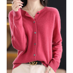 Cardigan Maille Boutonné à Col V