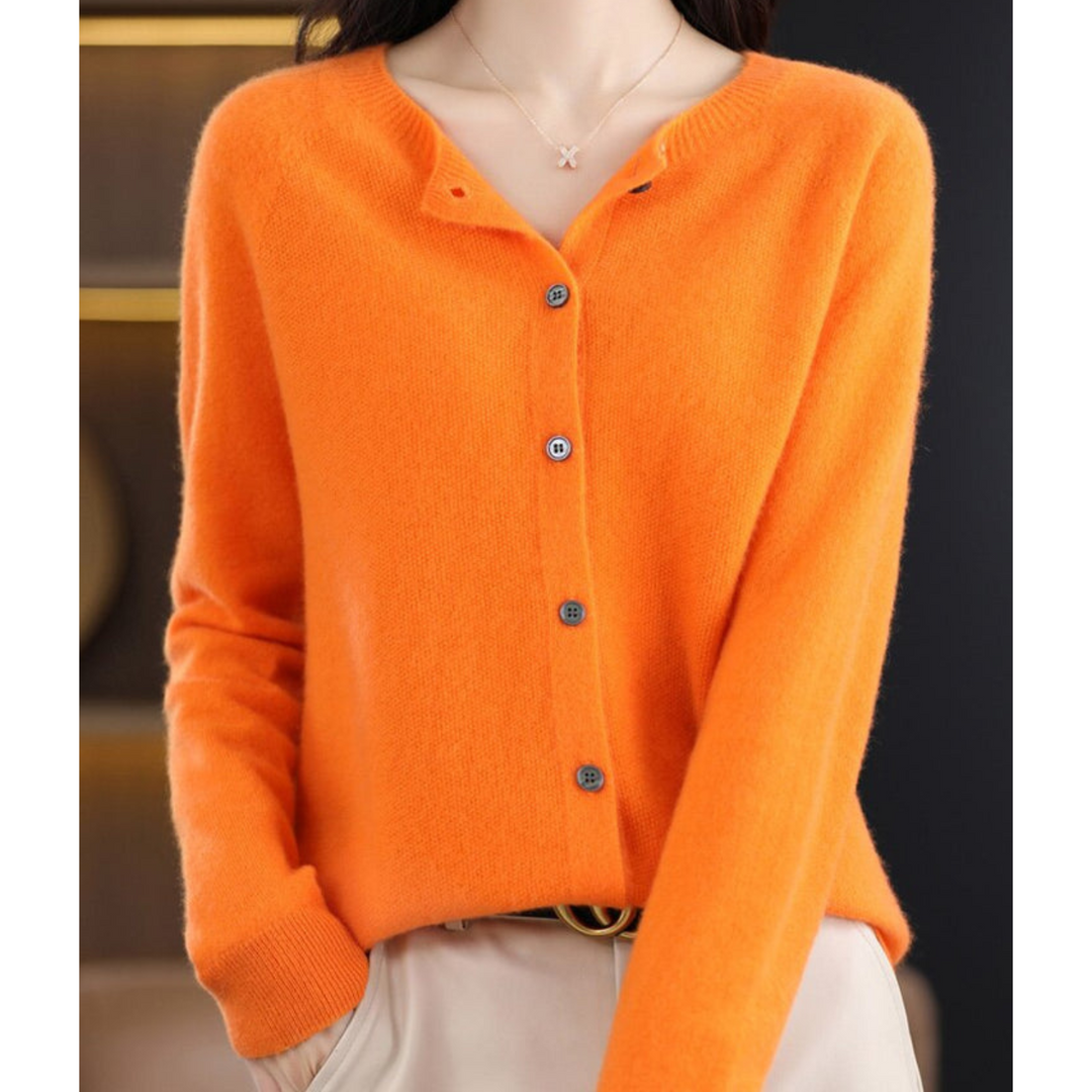 Cardigan Maille Boutonné à Col V