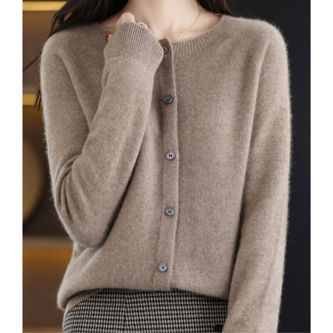 Cardigan Maille Boutonné à Col V
