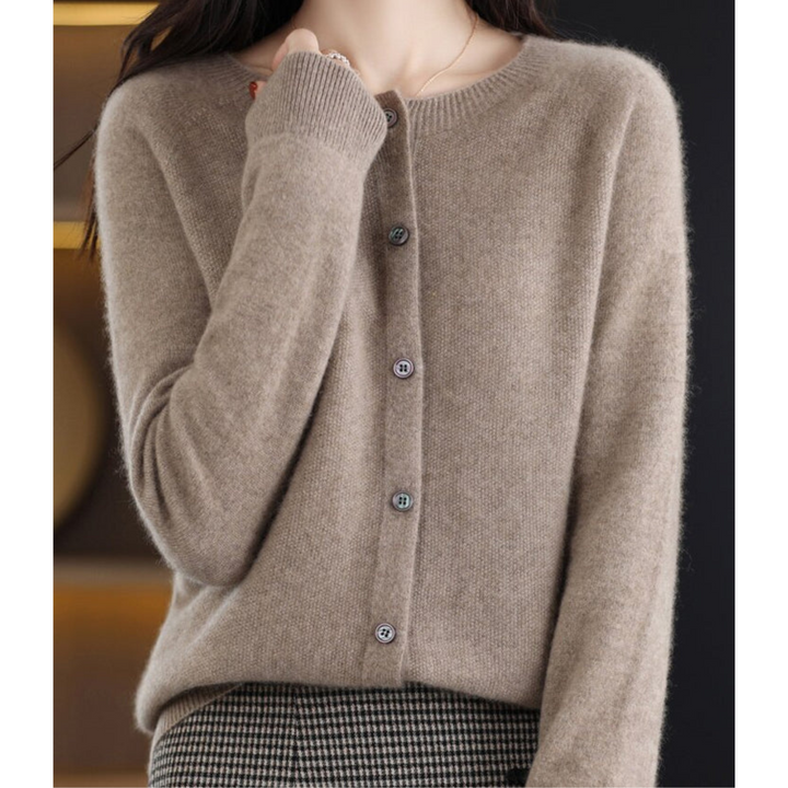 Cardigan Maille Boutonné à Col V