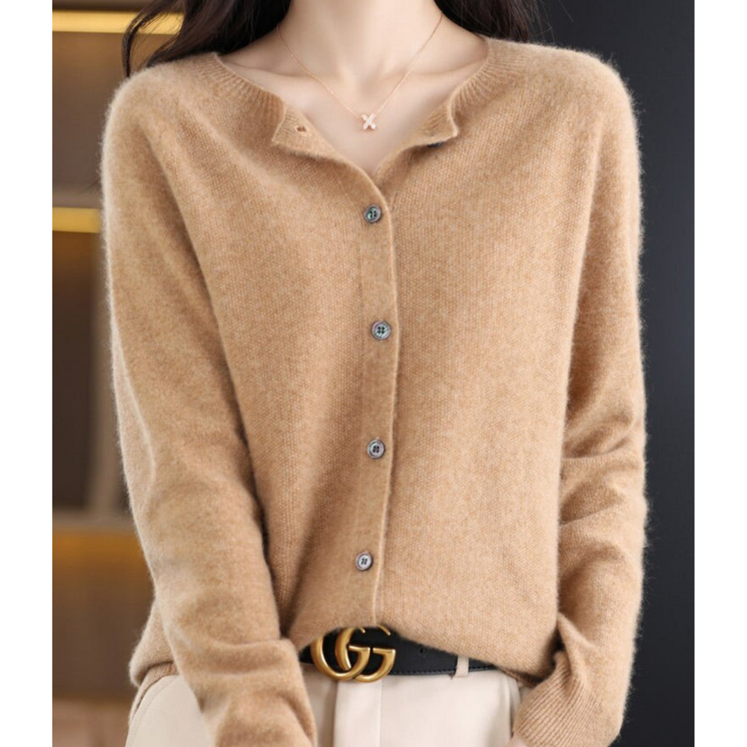 Cardigan Maille Boutonné à Col V