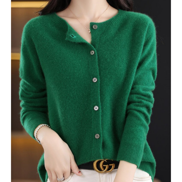 Cardigan Maille Boutonné à Col V